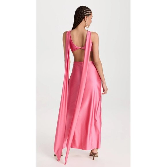 Baobab Ribera Cut-Out Maxi Dress Flamingo Size XS - Picture 4 of 13